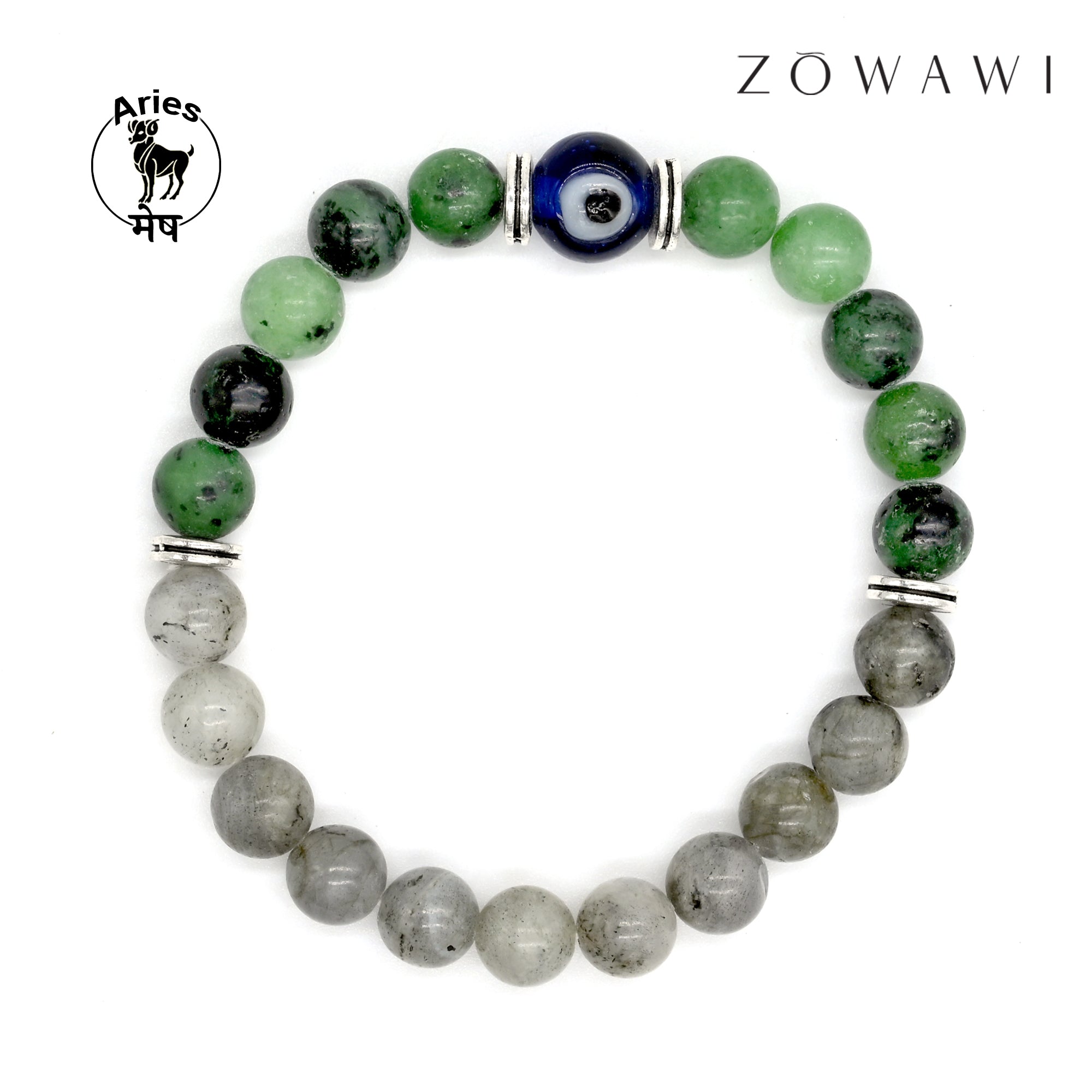 Aries Zodiac Sign Bracelet  , Mesh Raashi Bracelet
