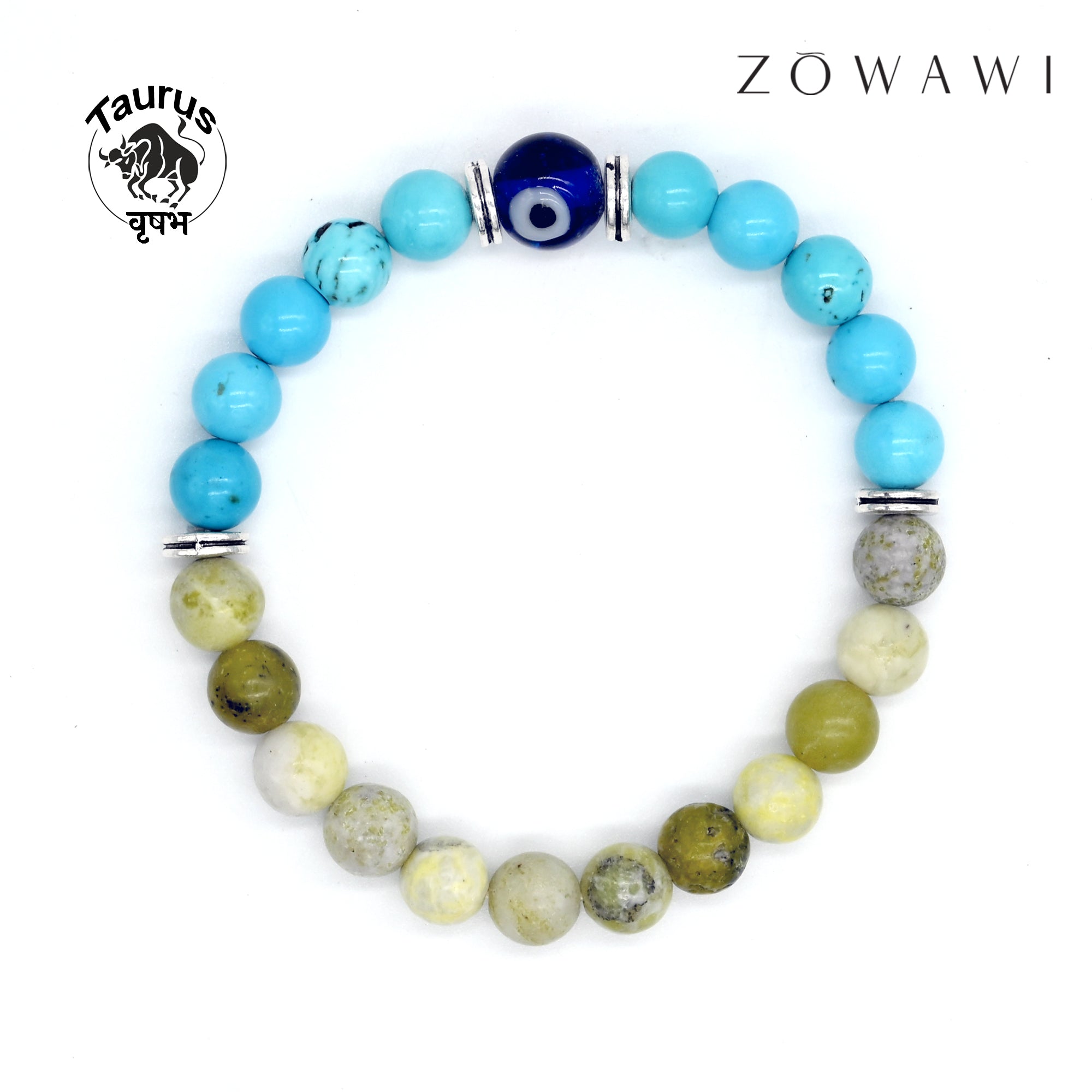 Taurus Zodiac Sign Bracelet ( Vrushabh Rashi Bracelet )
