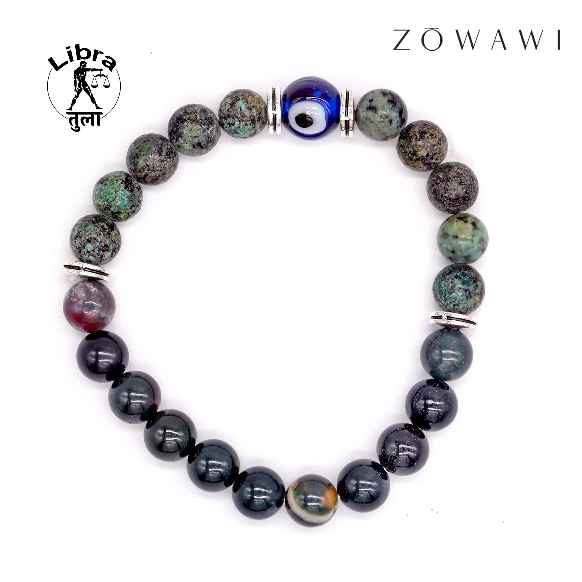 Libra Zodiac Sign Bracelet ( Tula Rashi Bracelet ) ( 5 pcs combo )