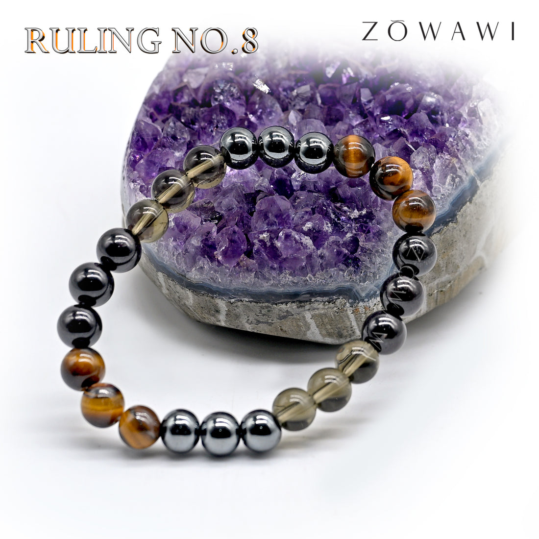 For Ruling No 8 Crystal Combination Bracelet
