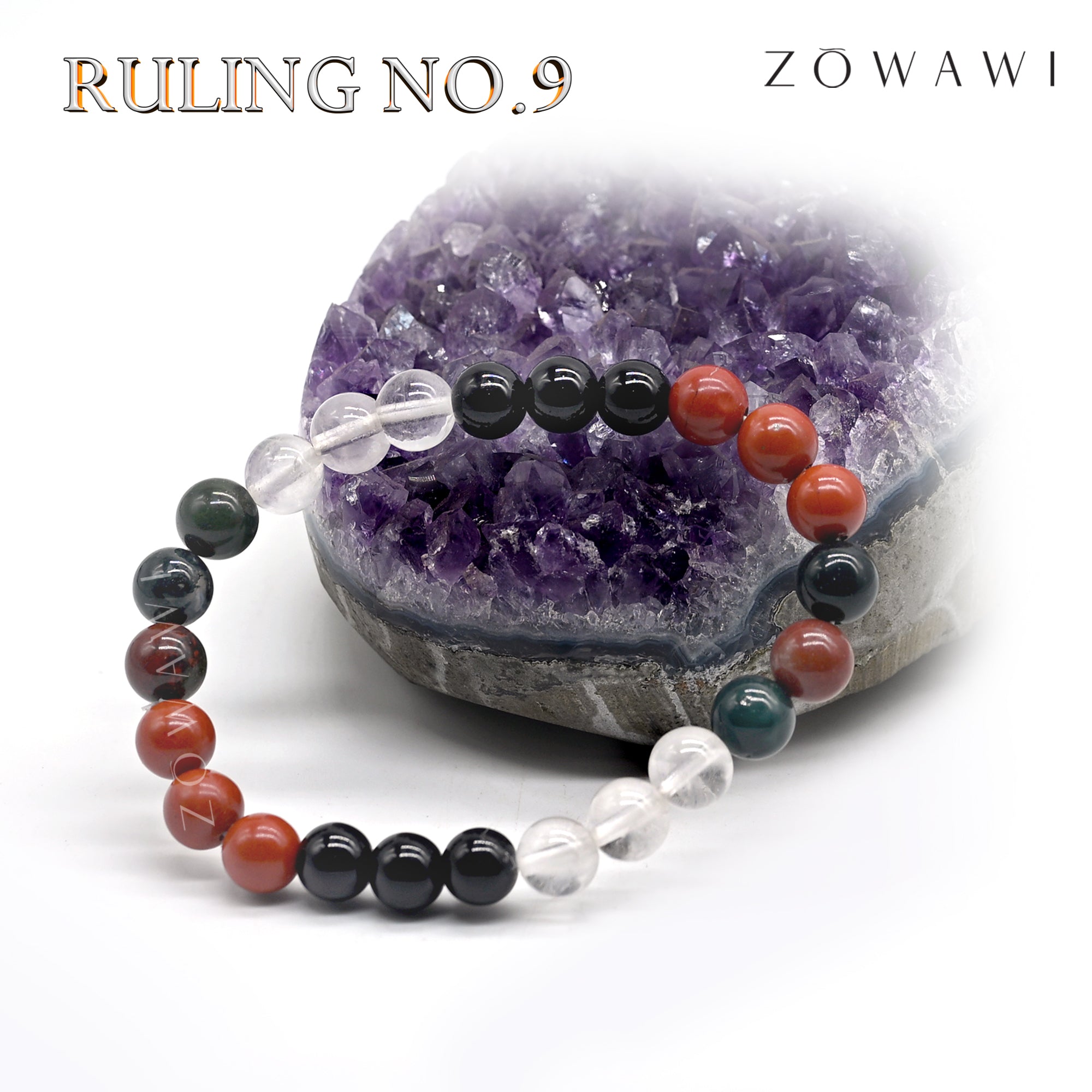 For Ruling No 9 Crystal Combination Bracelet