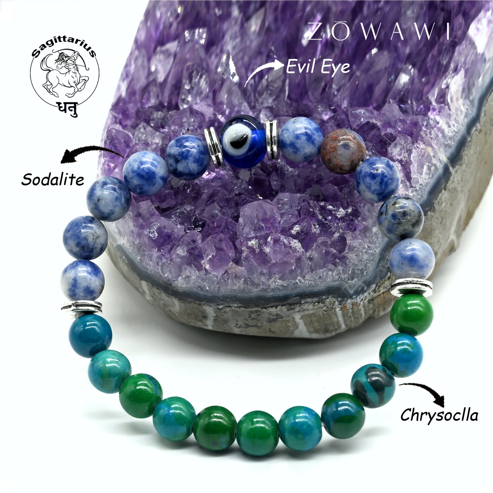 Sagittarius Zodiac Sign Bracelet ( Dhanu Rashi Bracelet )