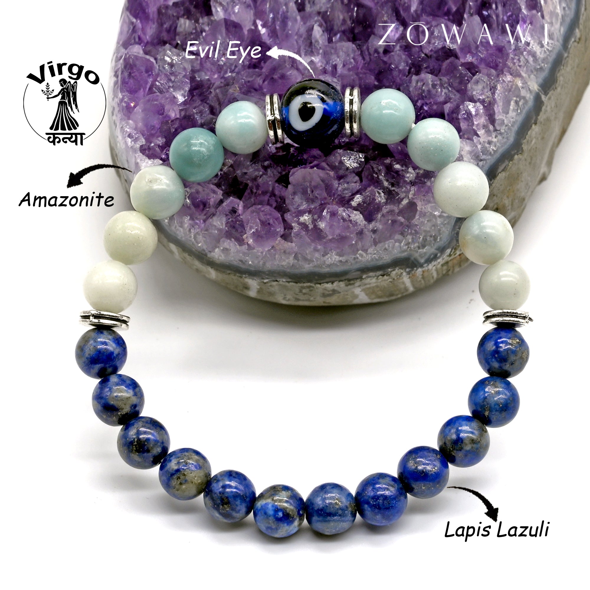 Virgo Zodiac Sign Bracelet ( Kanya Rashi Bracelet )