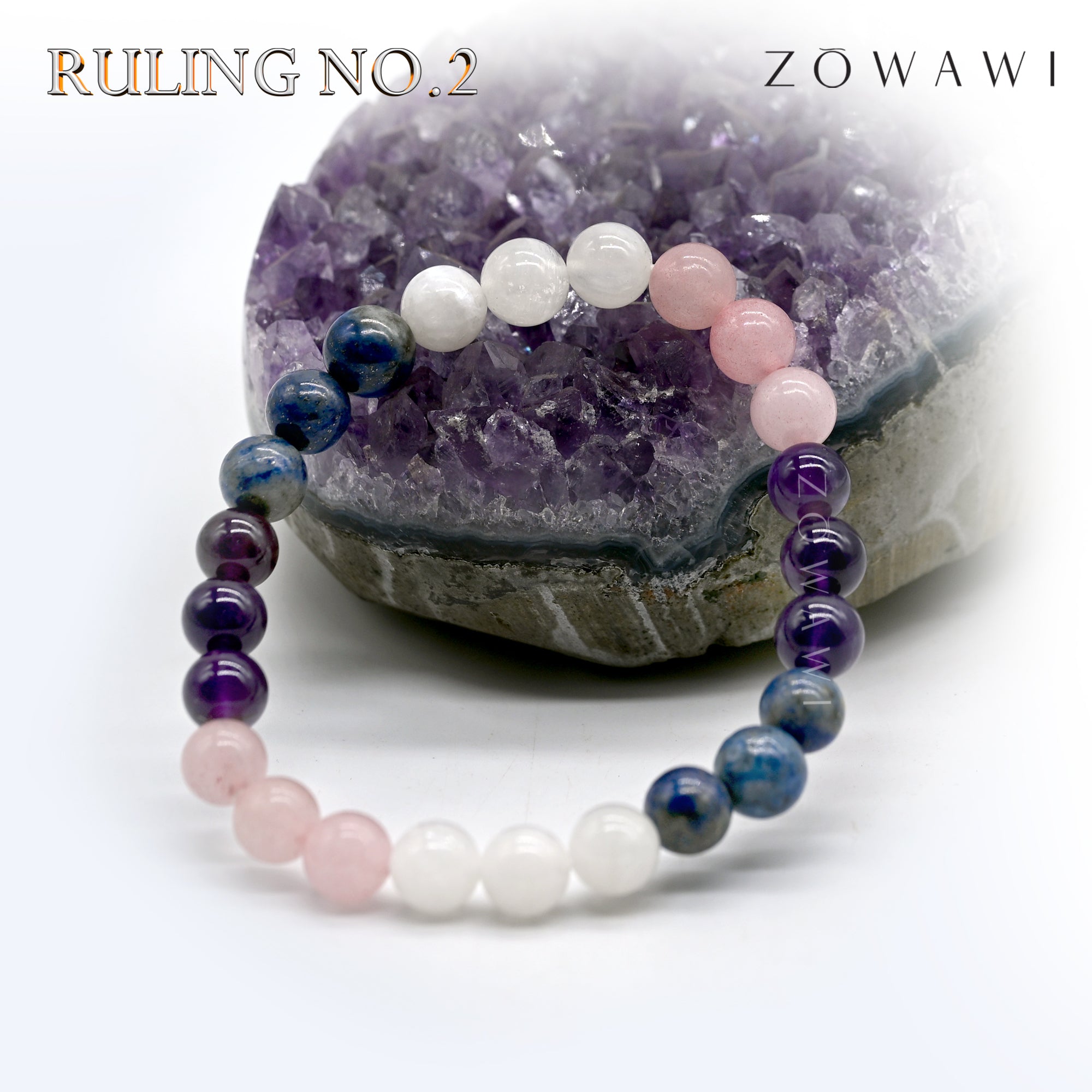 For Ruling No 2 Crystal Combination Bracelet