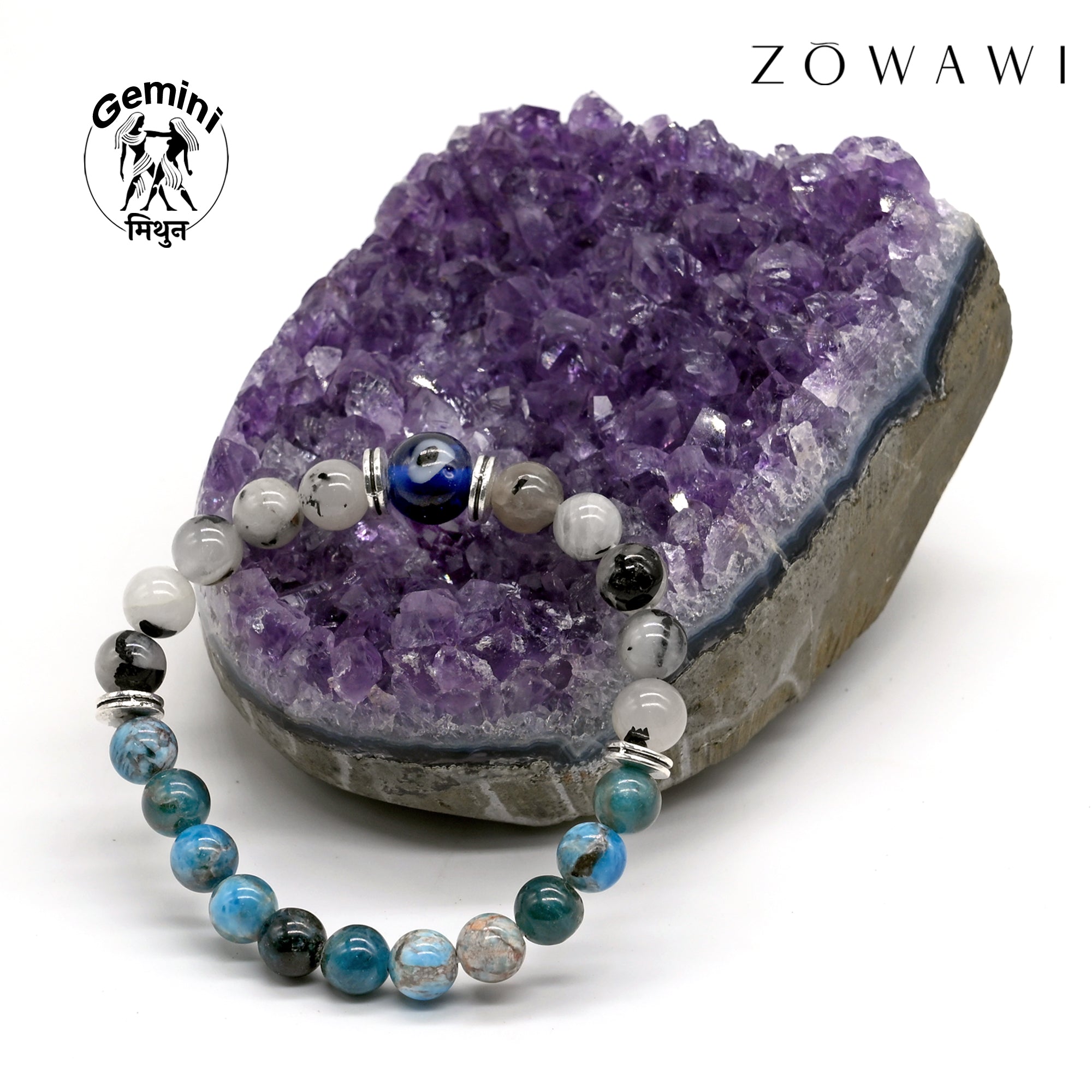 Gemini Zodiac Sign Bracelet ( Mithun Rashi Bracelet )