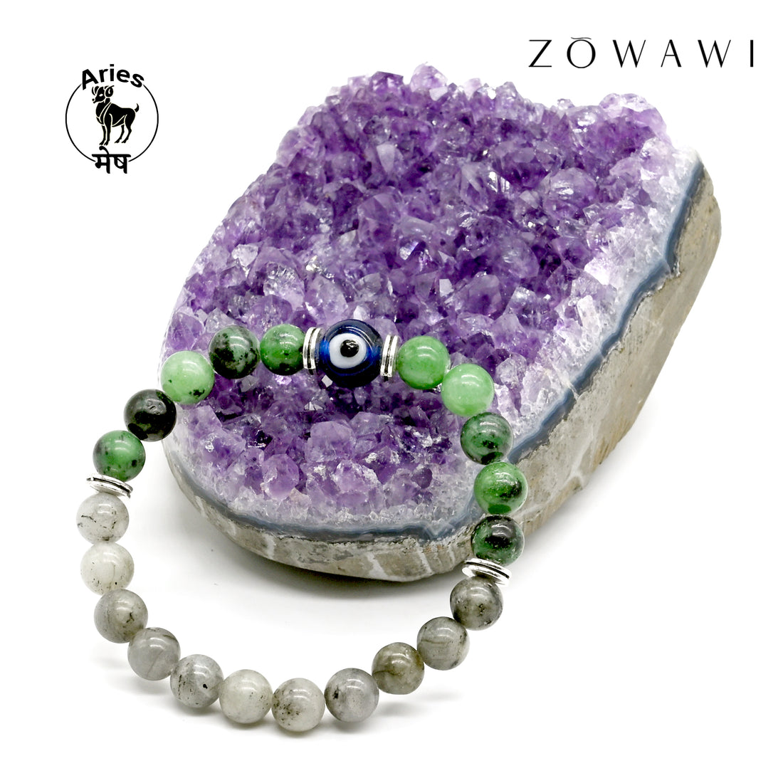 Aries Zodiac Sign Bracelet  , Mesh Raashi Bracelet