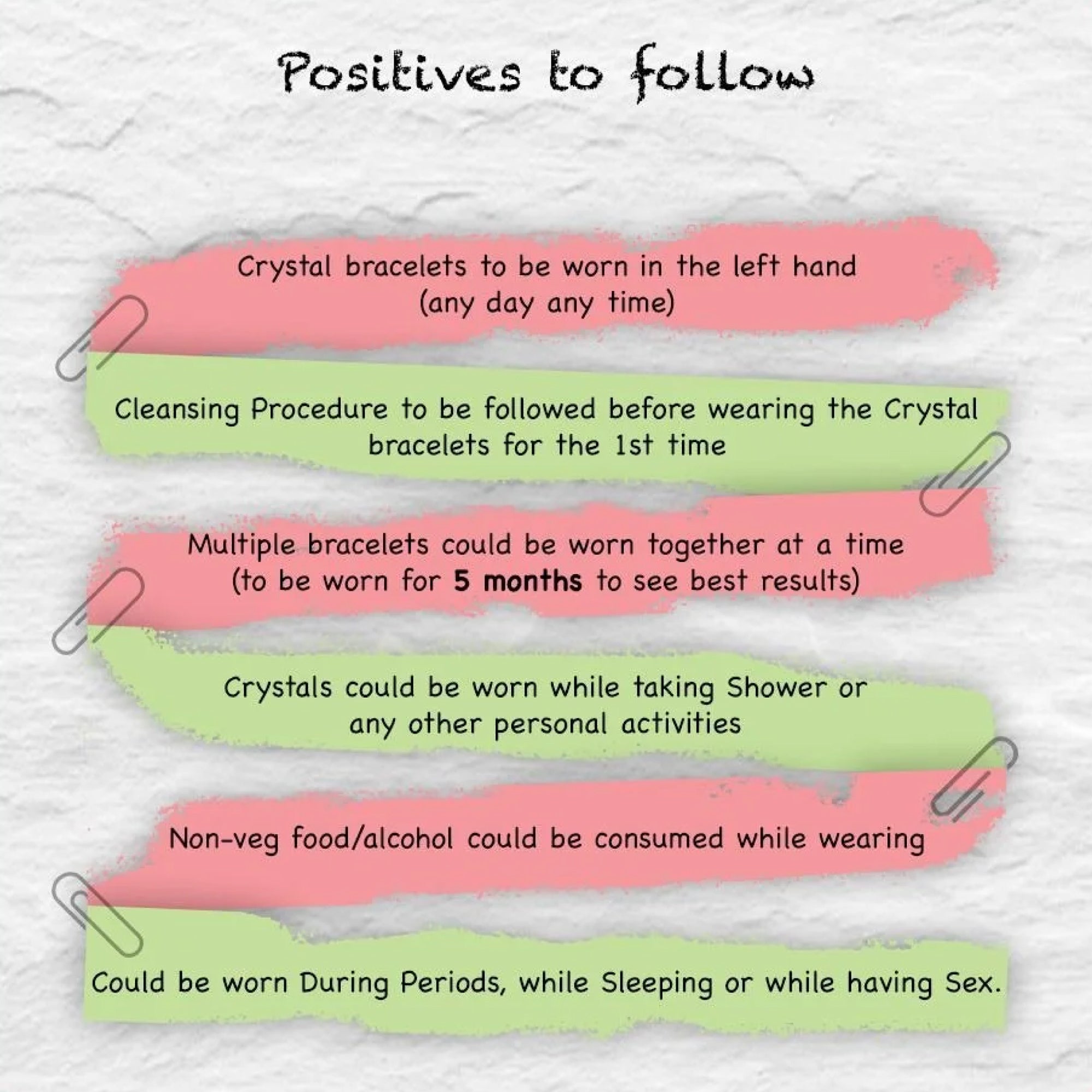 For Ruling No 6 Crystal Combination Bracelet