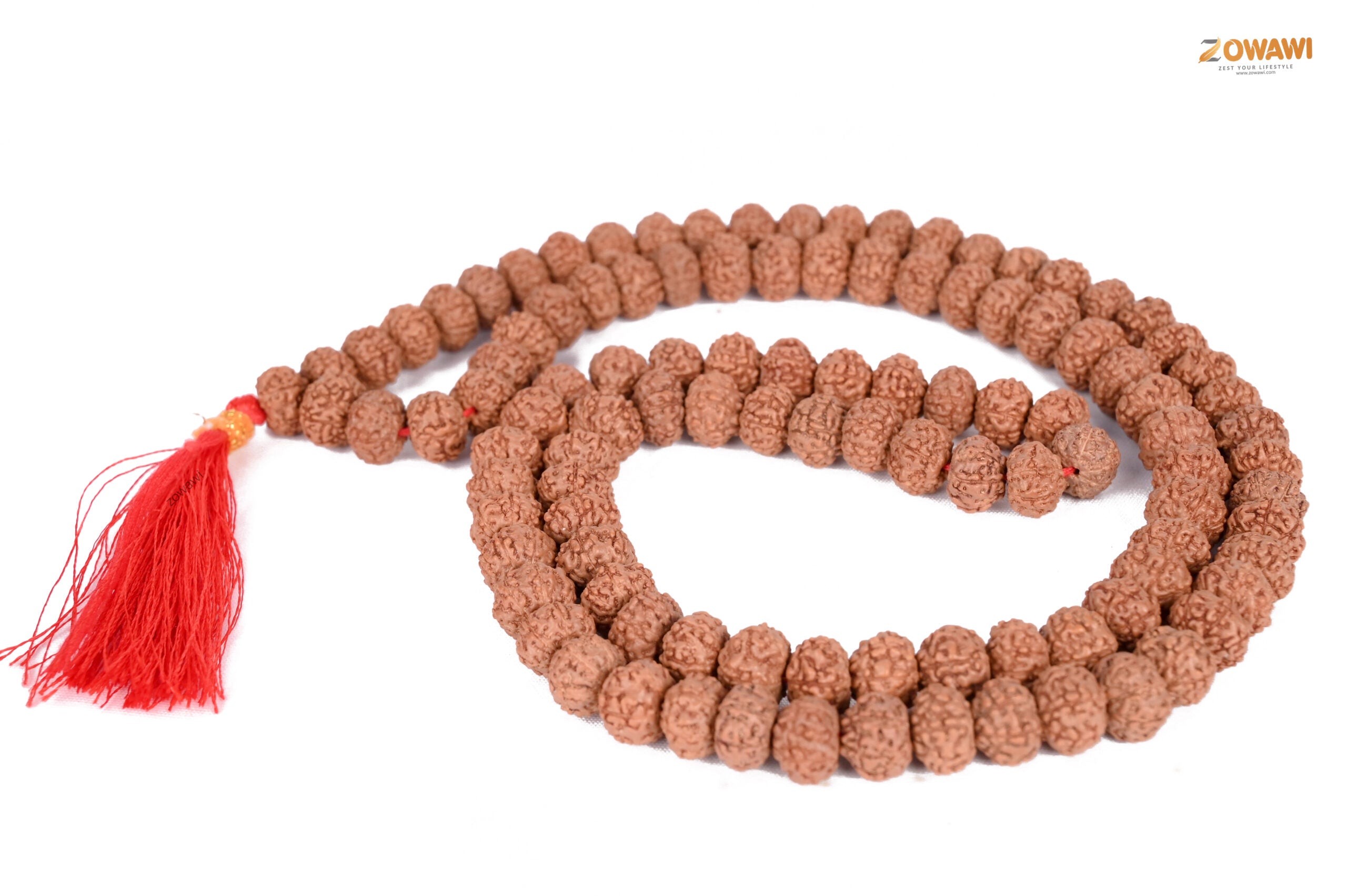 Export Quality Natural 9 Mukhi Indonesian Rudraksha Mala 108 +1 = 109 Beads