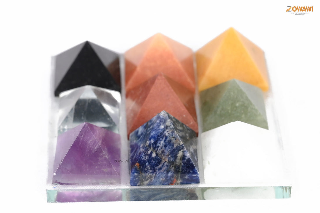 Energized 9 Pyramid Plates For Home And Office Vaastu