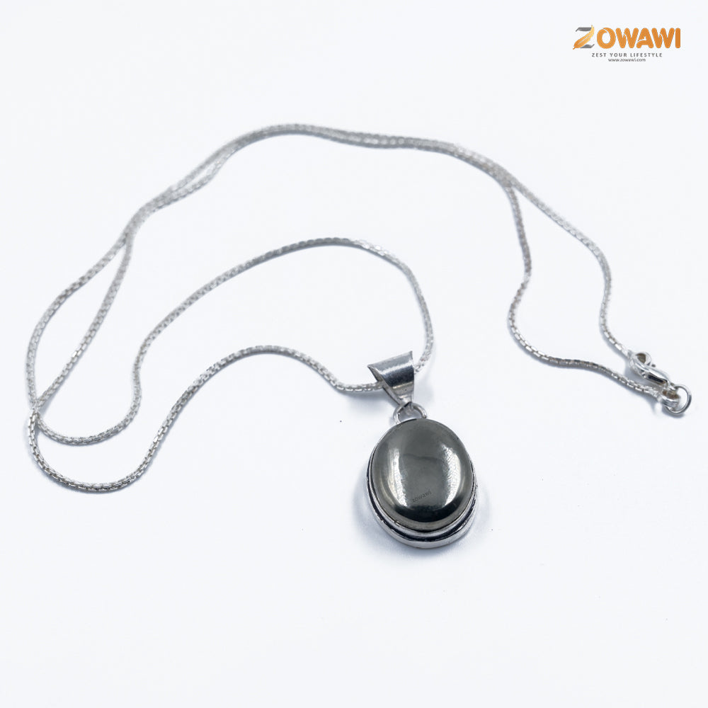 Premium Pyrite Pendant With Chain