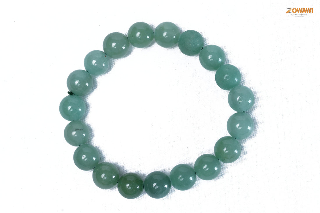 Natural Green Aventurine 10mm Beads Bracelet