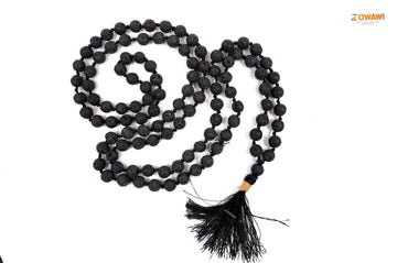Export Quality Natural Lava Mala Rosary 8mm Beads Size 108+1=109 Beads