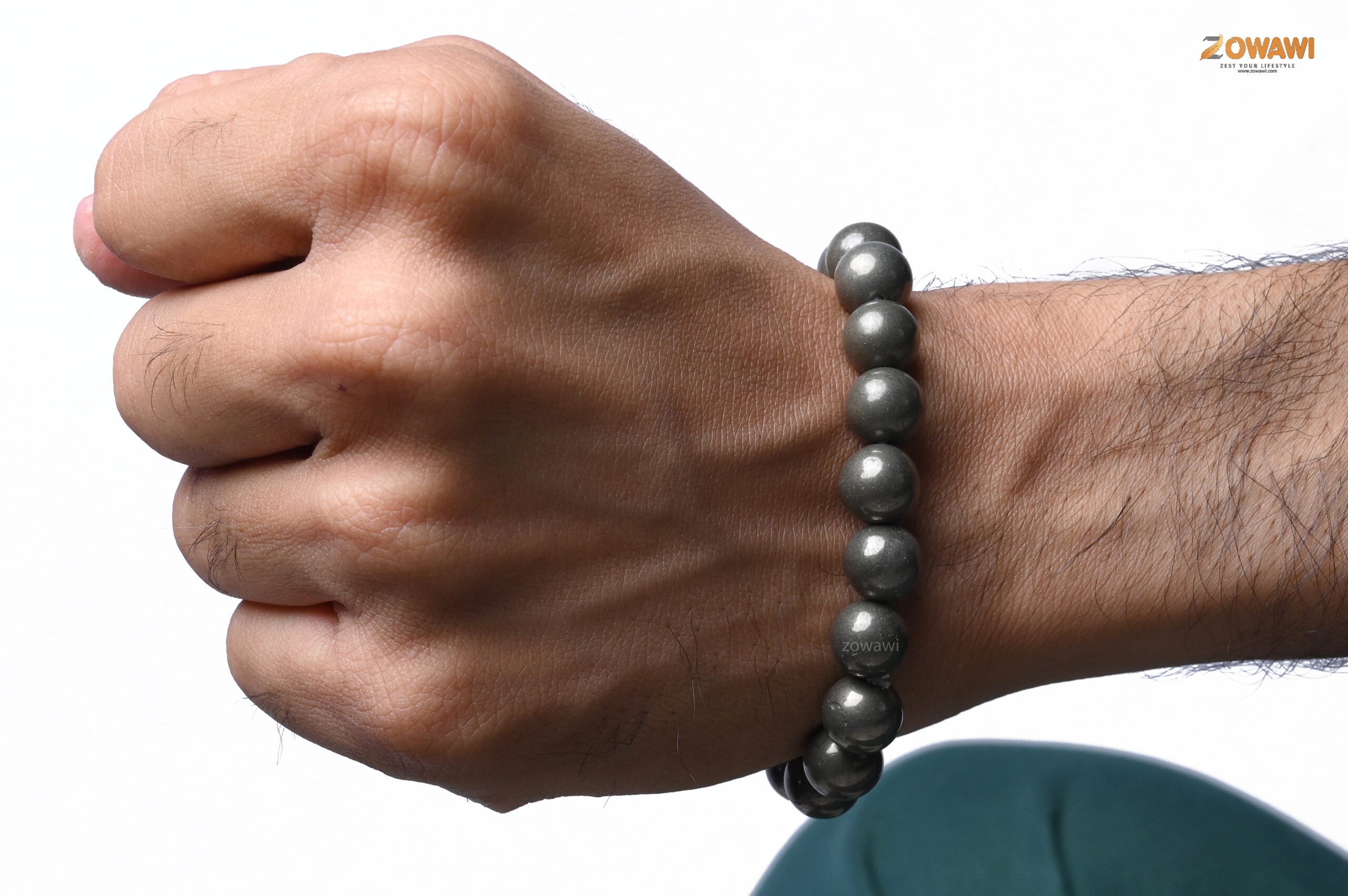 Premium Natural Pyrite 10mm Beads Size