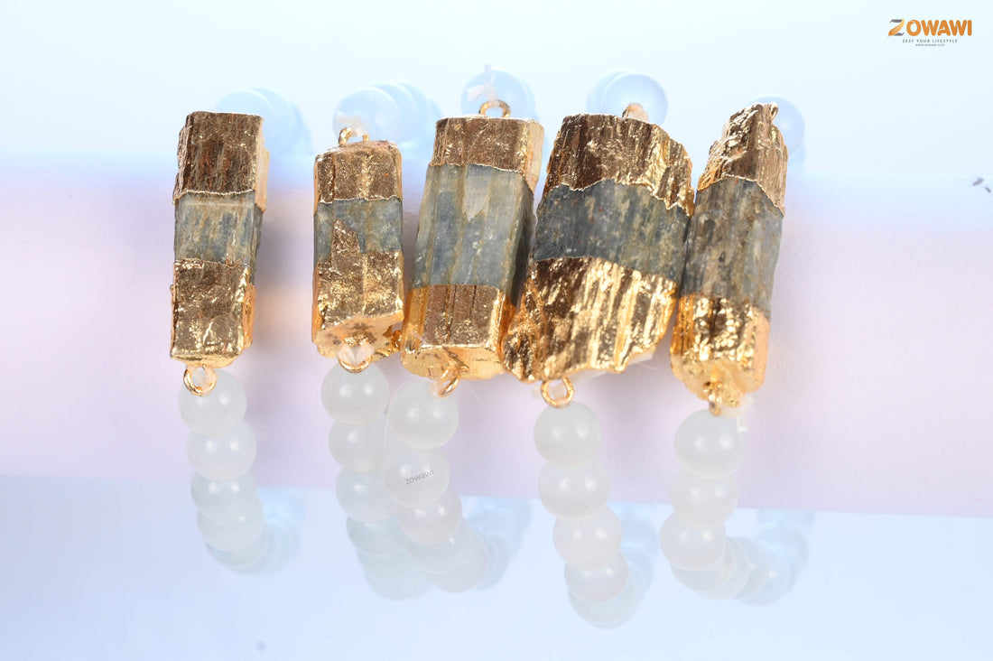 Natural Selenite Kynite Combination Unisex Bracelet