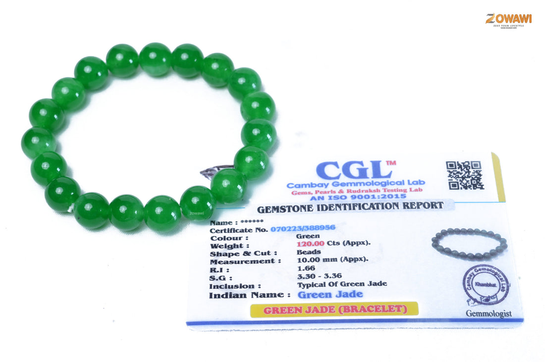 Premium Green Jade 10mm Bracelet