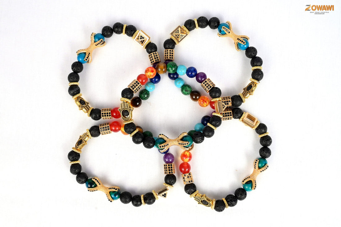 Premium 7 Chakra Vajra Bracelet