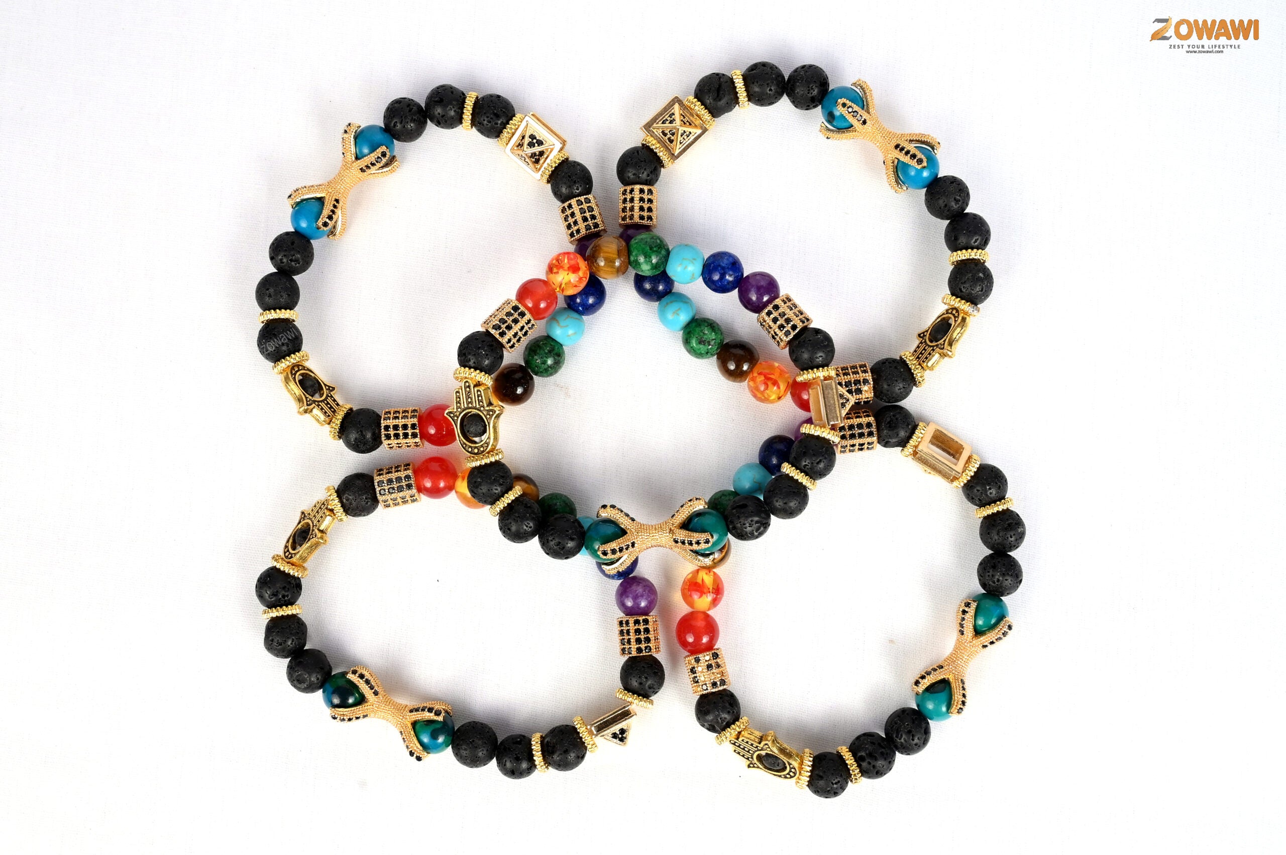 Premium 7 Chakra Vajra Bracelet