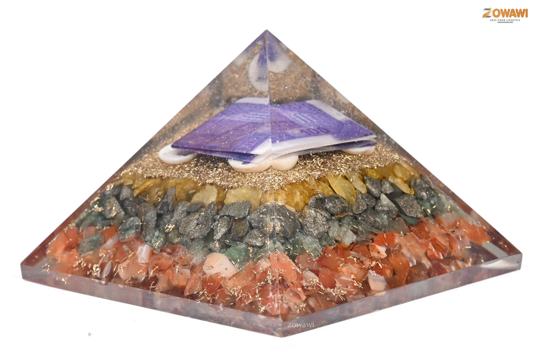 Energized Money Attraction Orgonite Pyramid