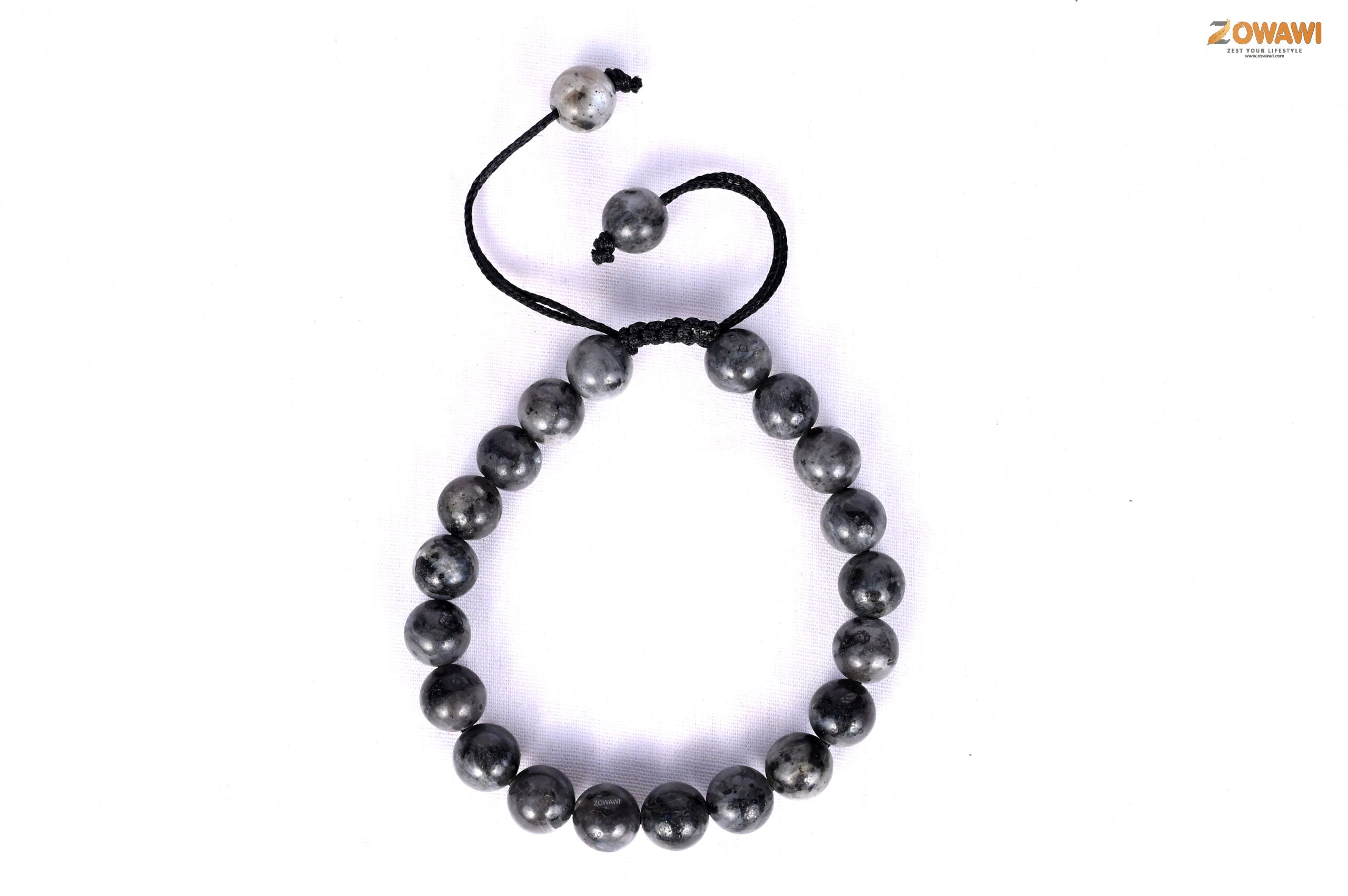 Premium Larvakite Crystal (Stone Of Protection) Bracelet