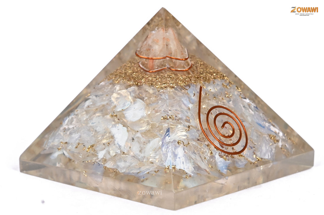 Energized Opalite Orgonite Pyramid