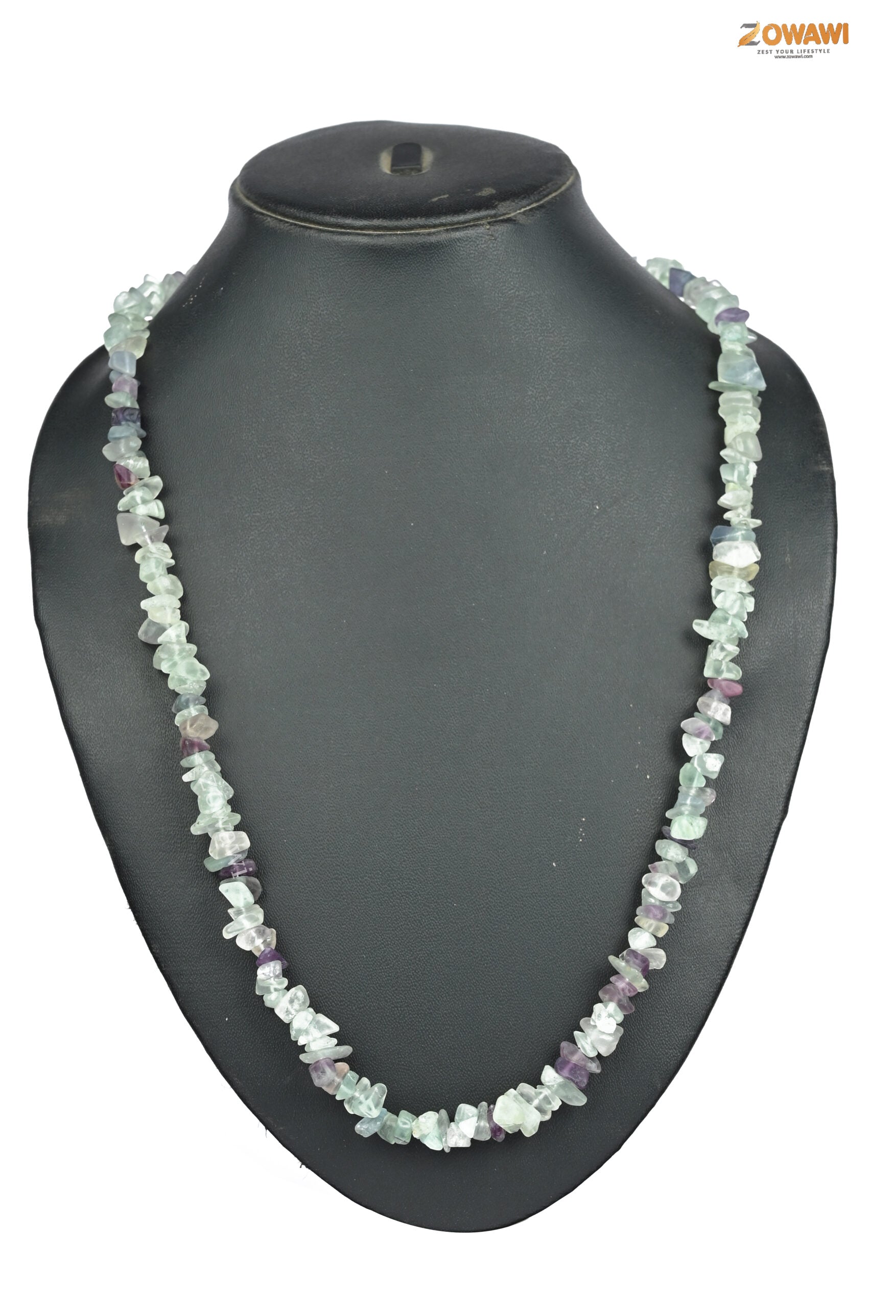 Premium Multi Fluorite Chips Necklace For Daily Wear