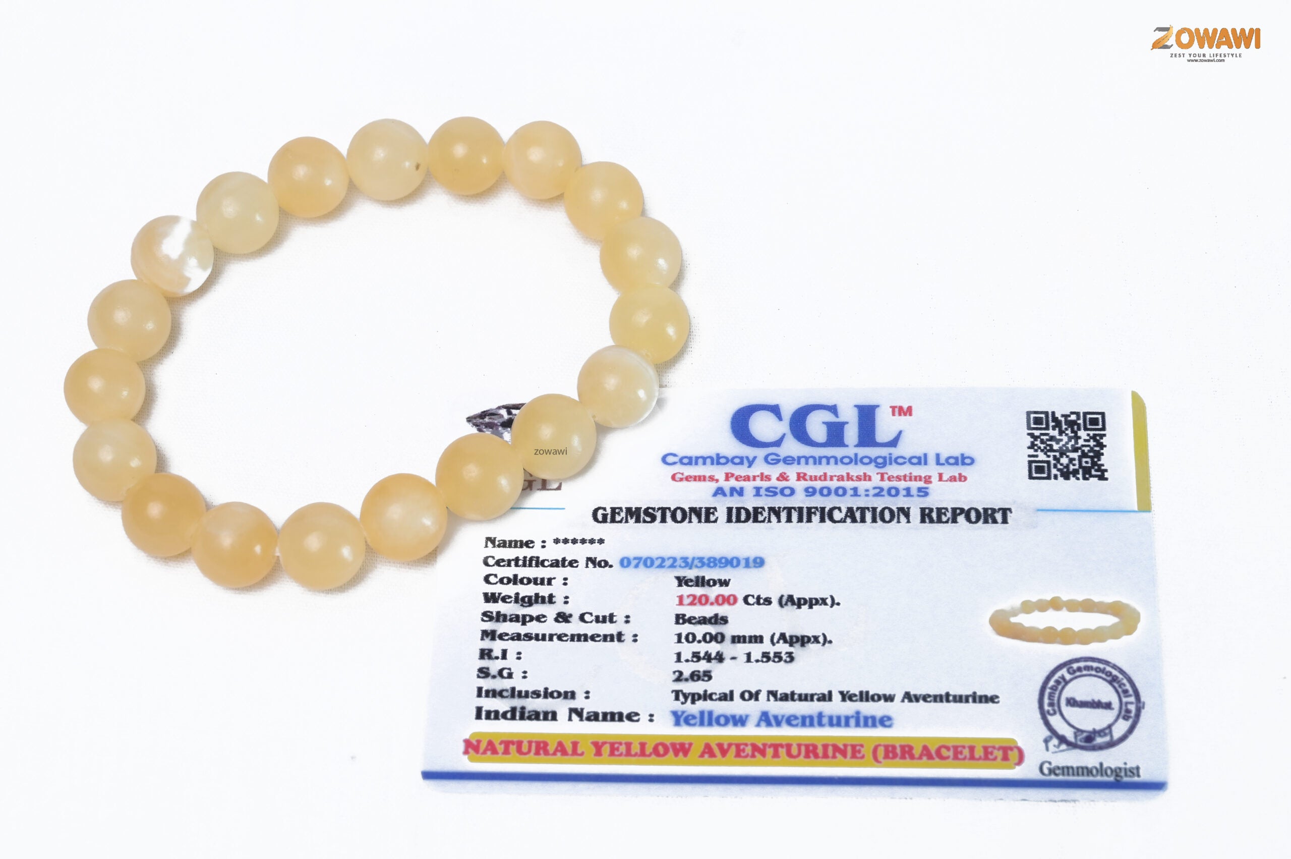 Premium Calcite 10mm Bracelet