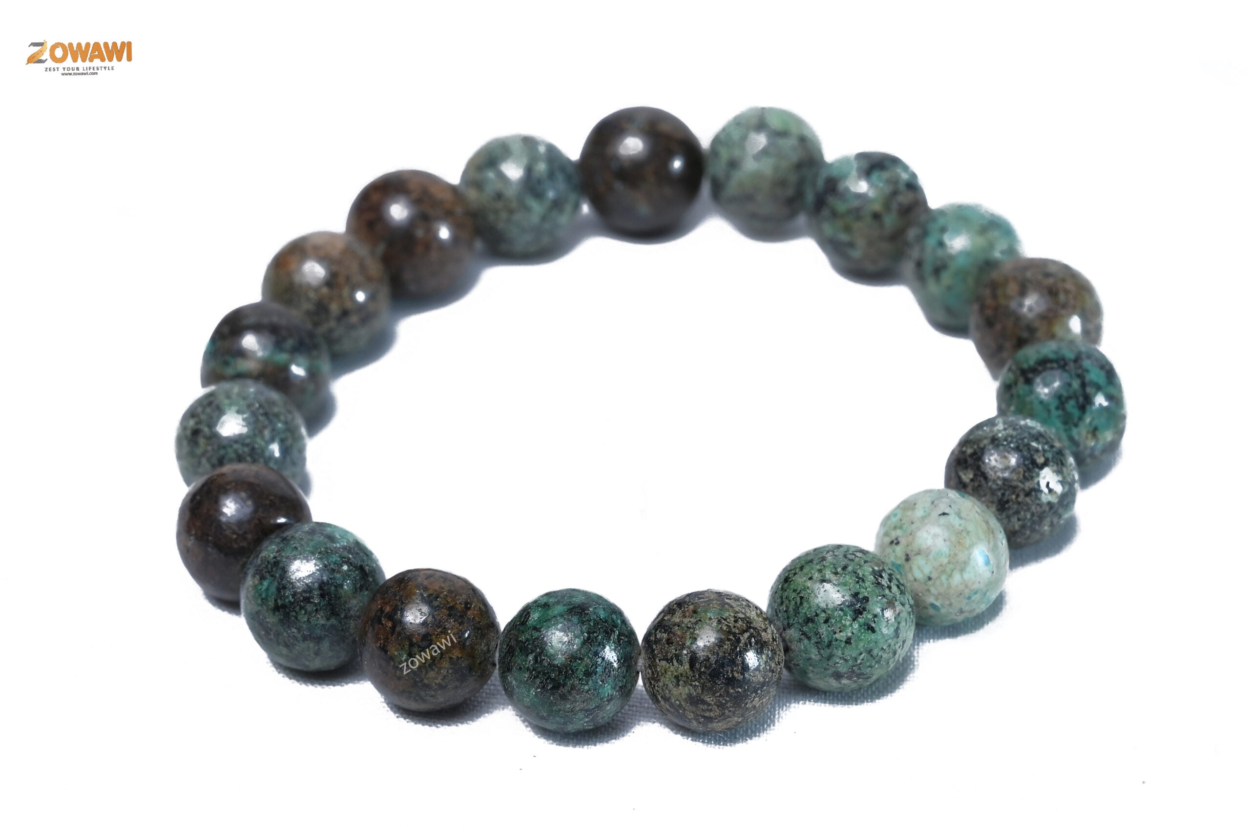 Premium African Turquoise 10mm Bracelet