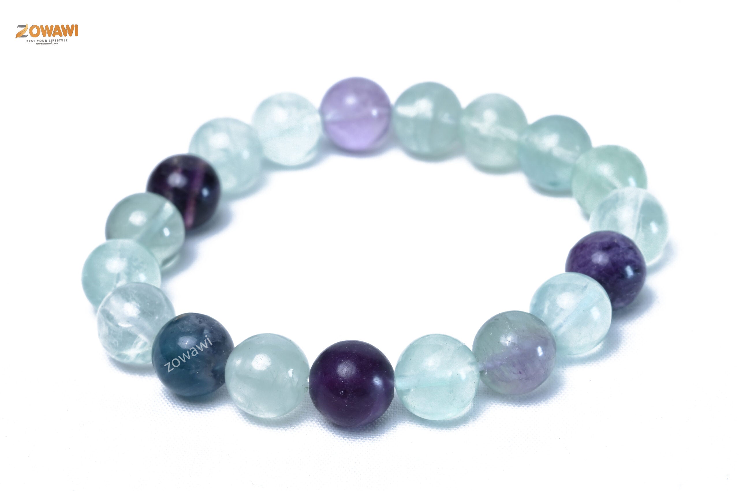 Premium Multi Fluorite 10mm Bracelet