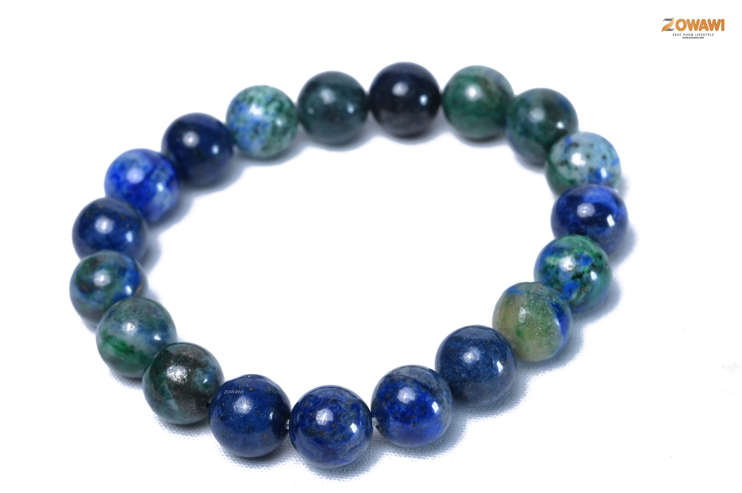 Premium Azurite 10mm Bracelet