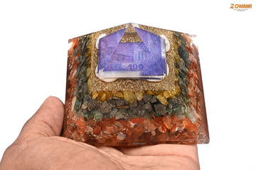 Energized Money Attraction Orgonite Pyramid