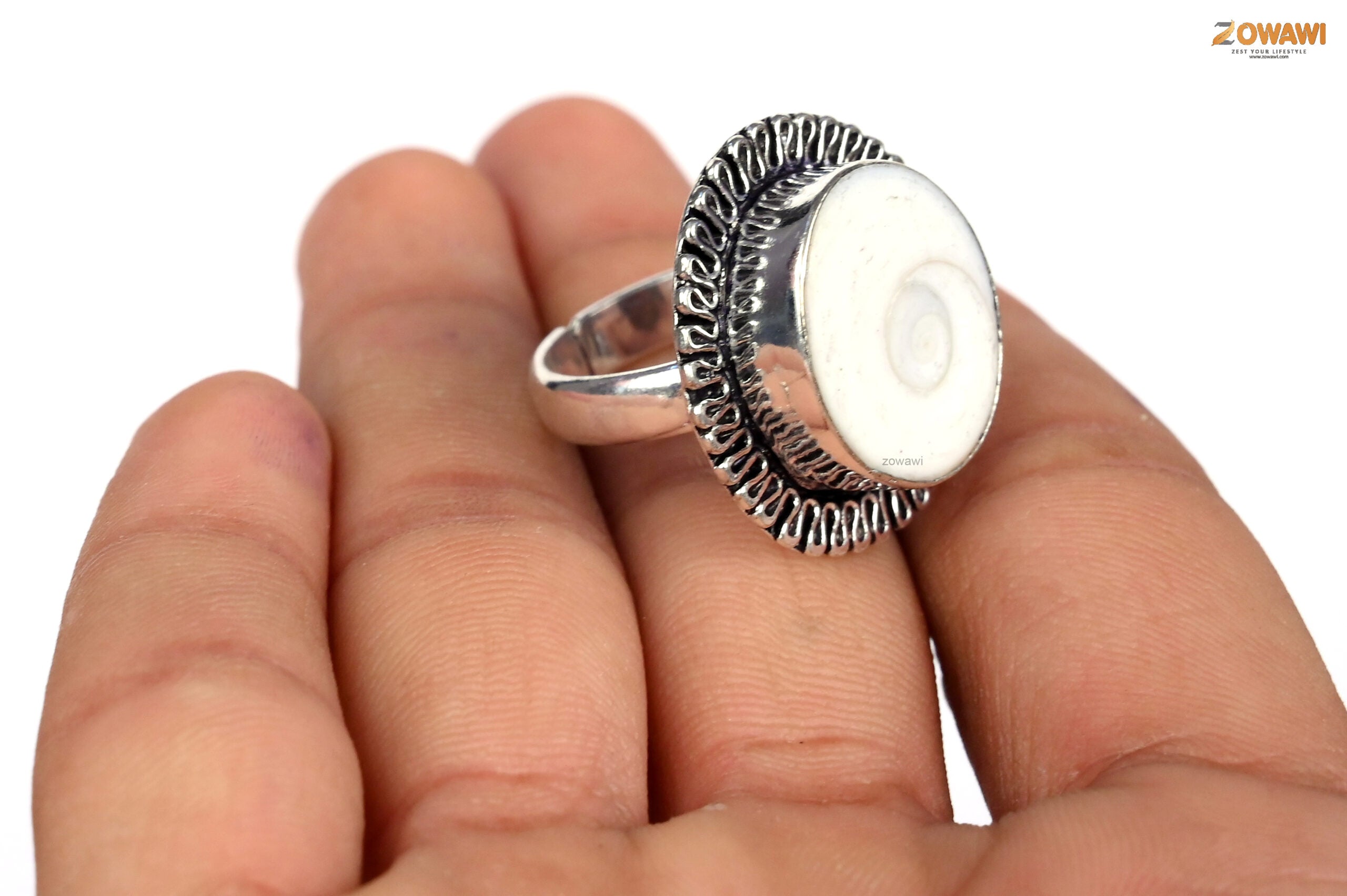 Energized Gomti Chakra Adjustable Ring