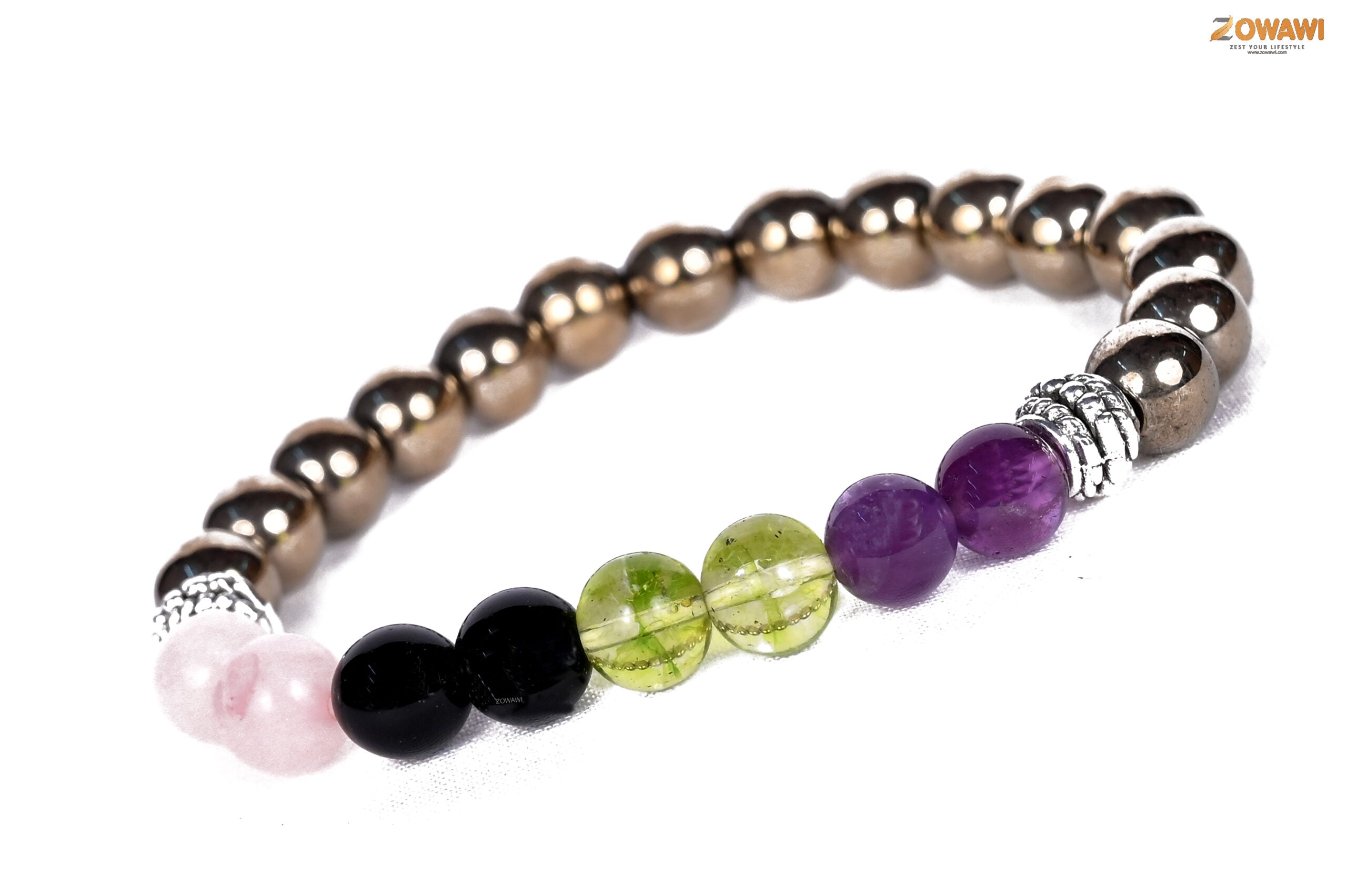 Premium Crystal Combination Bracelet For Skin Rediance
