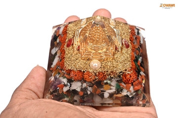 Energized 9 Ratna Orgonite Pyramid