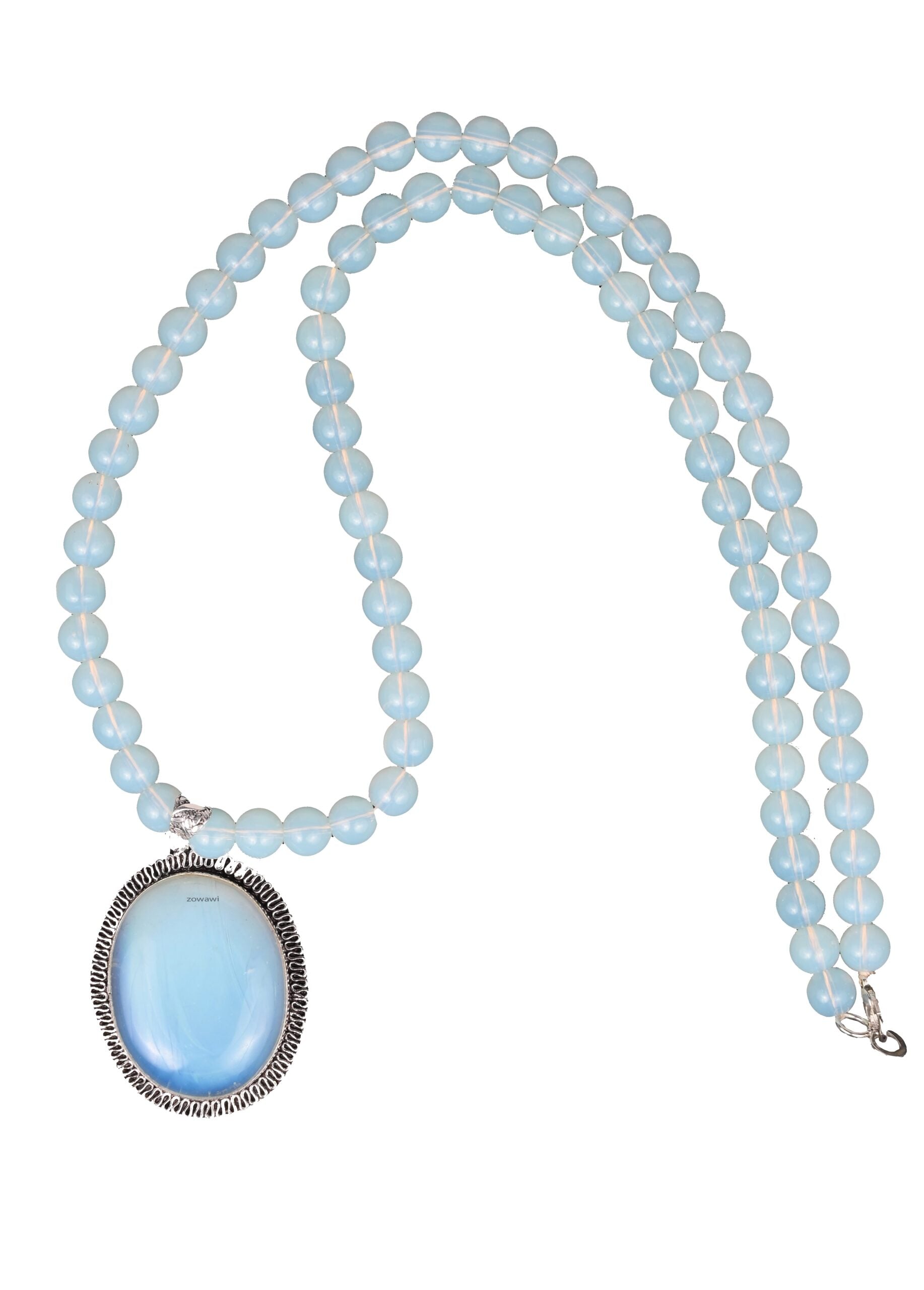 Natural Opalite Necklace With Pendant Unisex Necklace Pendant