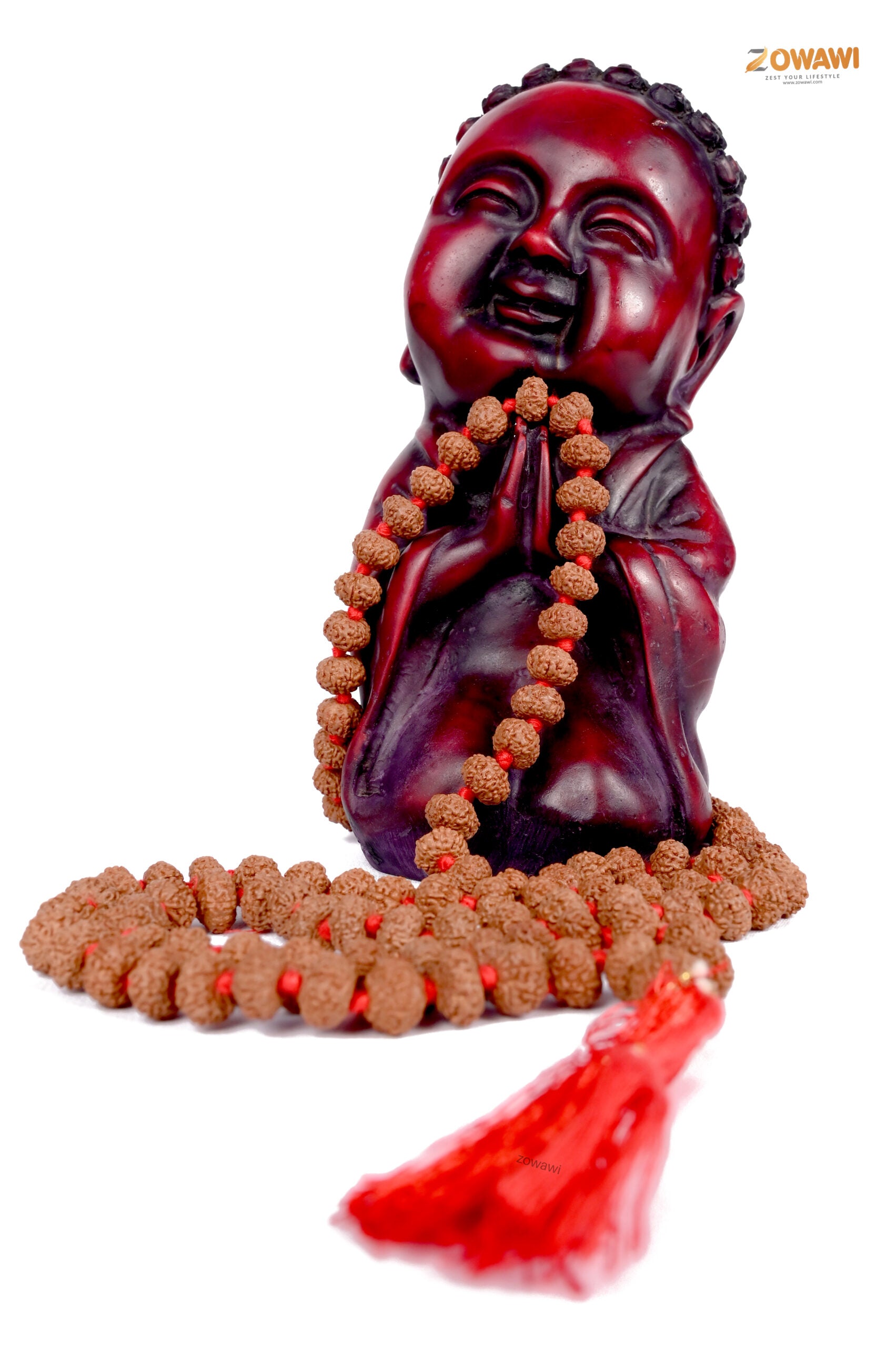 Natural 7 Mukhi Rudraksha Mala From Indonesia 108+1= 109 Beads