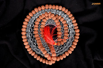 Export Quality Natural 9 Mukhi Indonesian Rudraksha Mala 108 +1 = 109 Beads