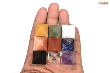 Energized 9 Pyramid Plates For Home And Office Vaastu