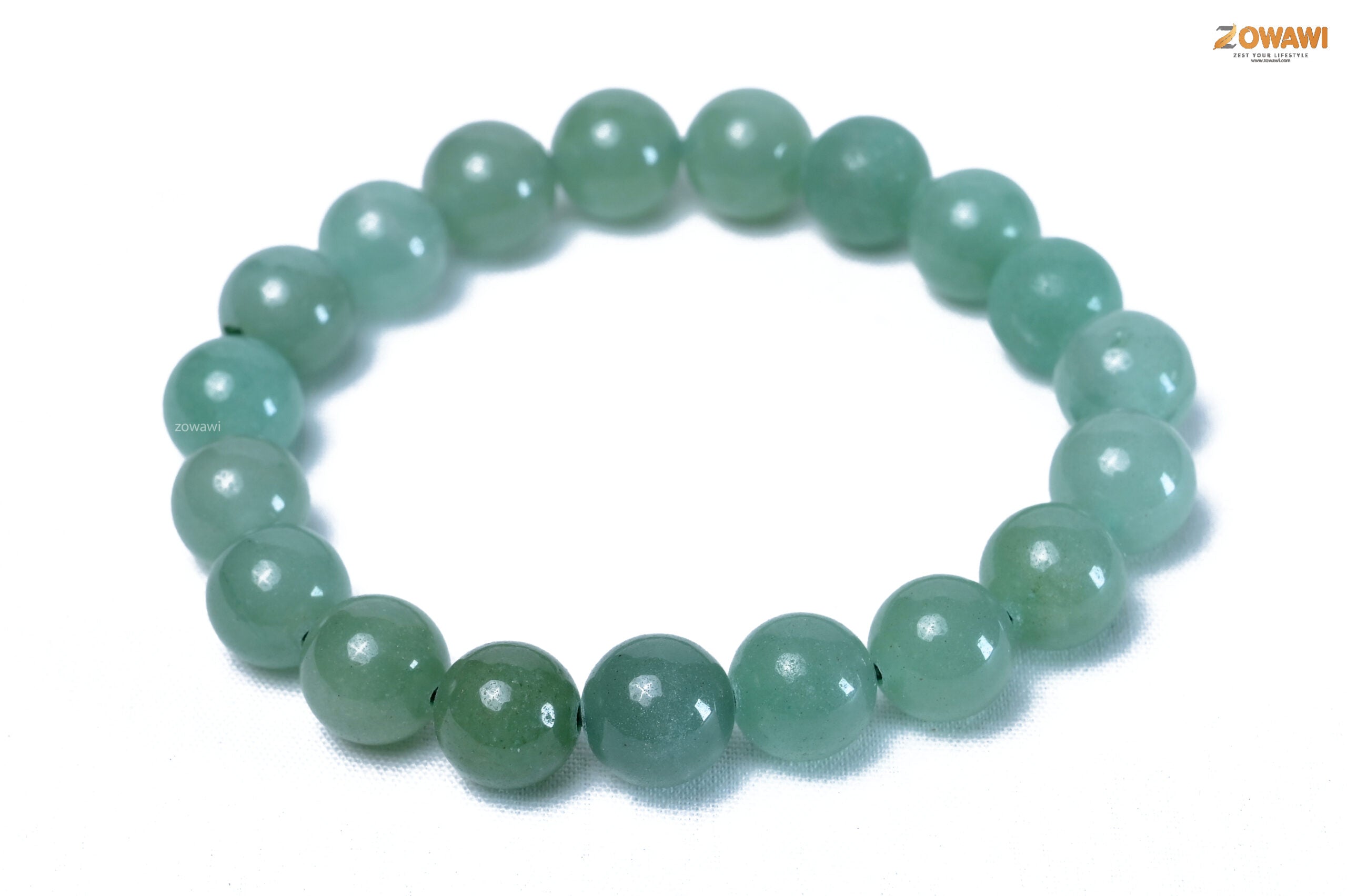 Natural Green Aventurine 10mm Beads Bracelet