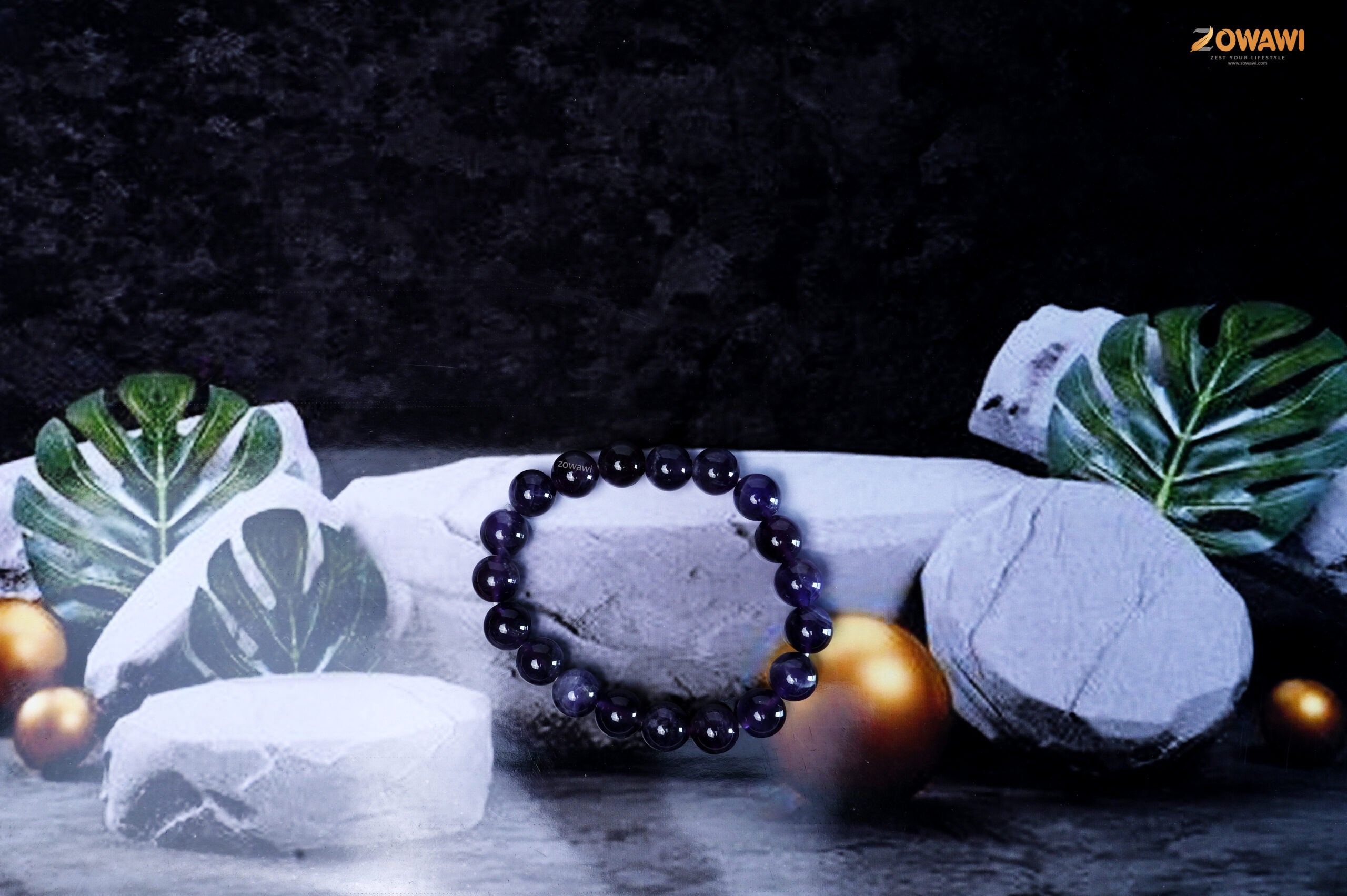 Premium Amethyst 10mm Bracelet