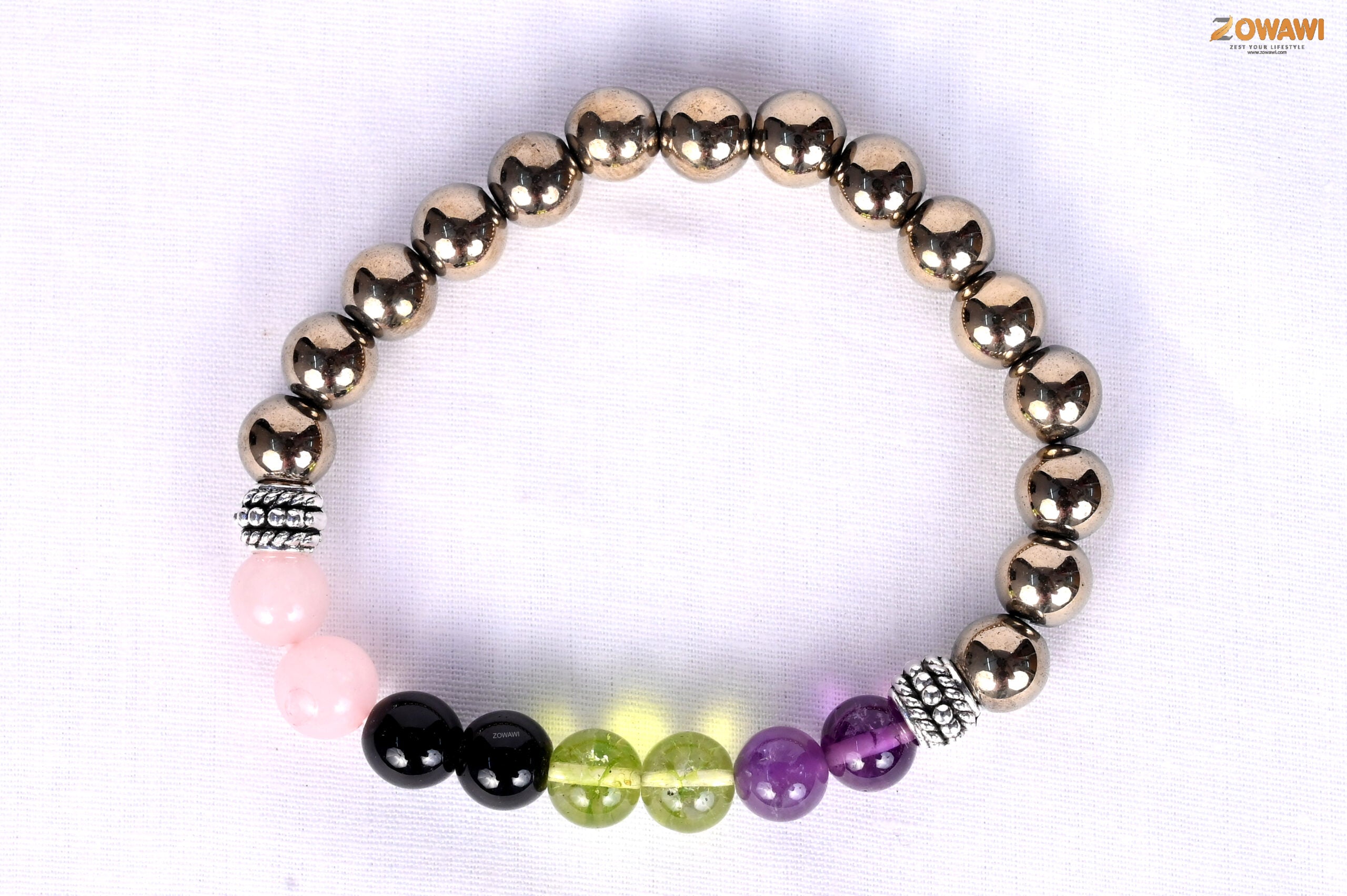 Premium Crystal Combination Bracelet For Skin Rediance