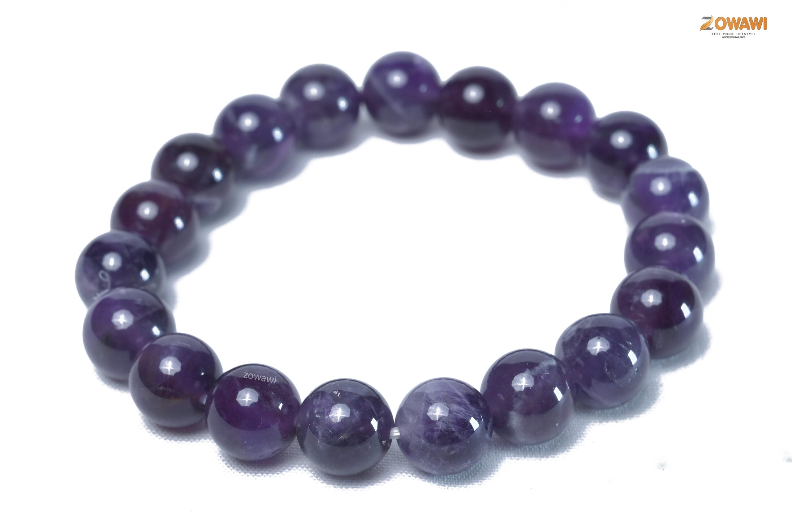 Premium Amethyst 10mm Bracelet