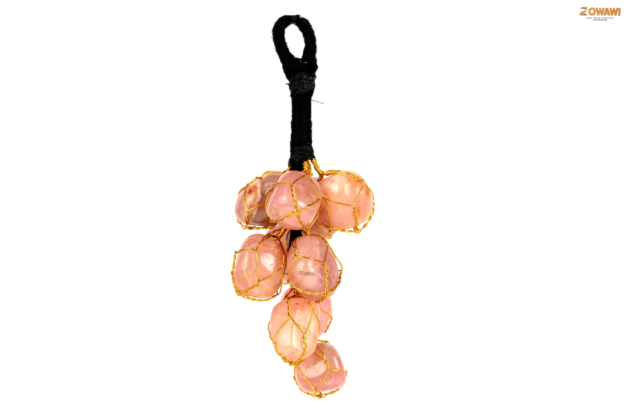 Energized Rose Quartz Door Hanger For Home And Office Vaastu