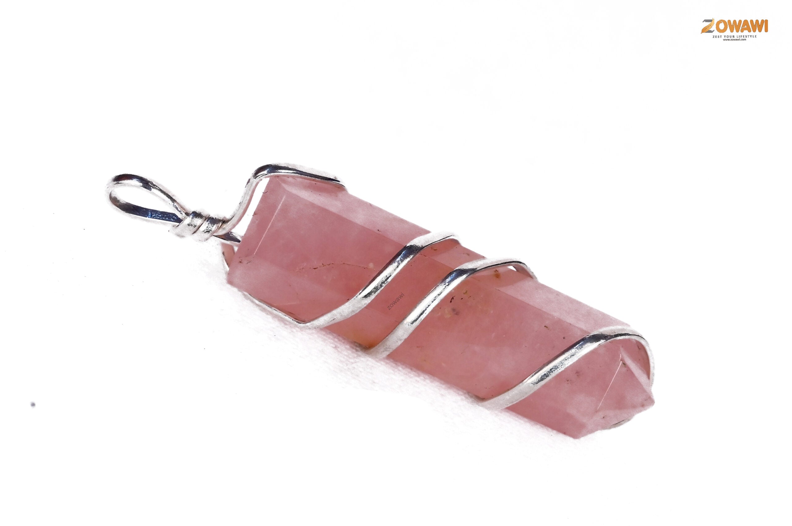 Premium Rose Quartz Pendant For Men and Women