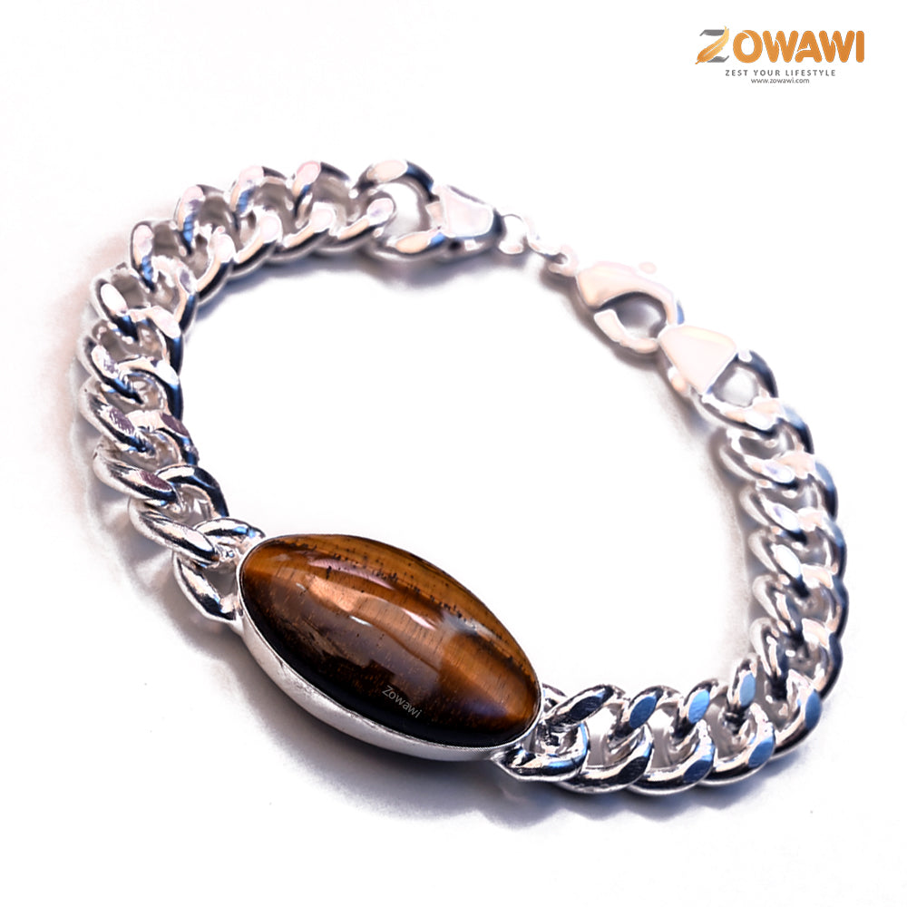 Premium Tiger Eye Men's Bracelet