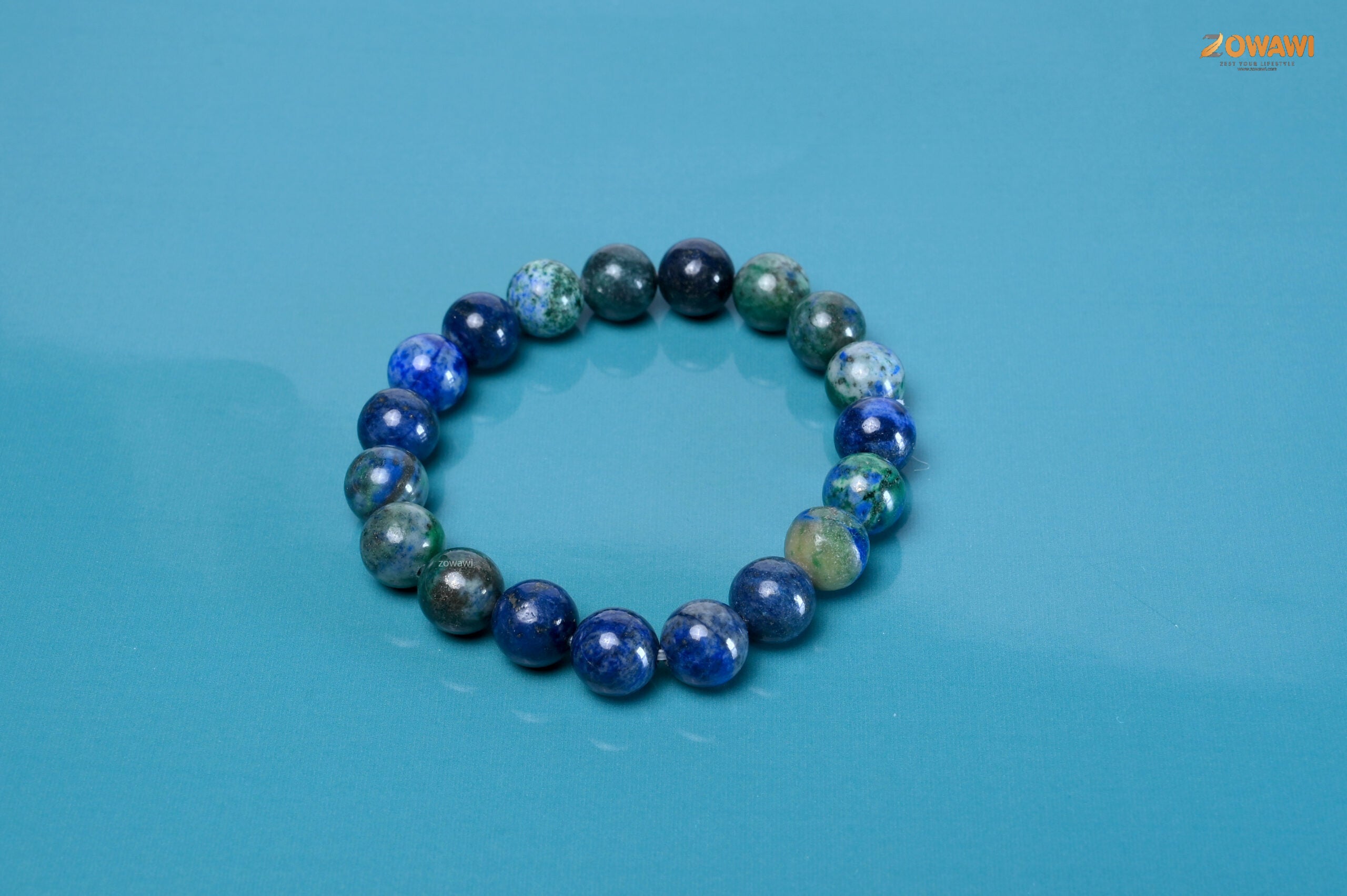 Premium Azurite 10mm Bracelet
