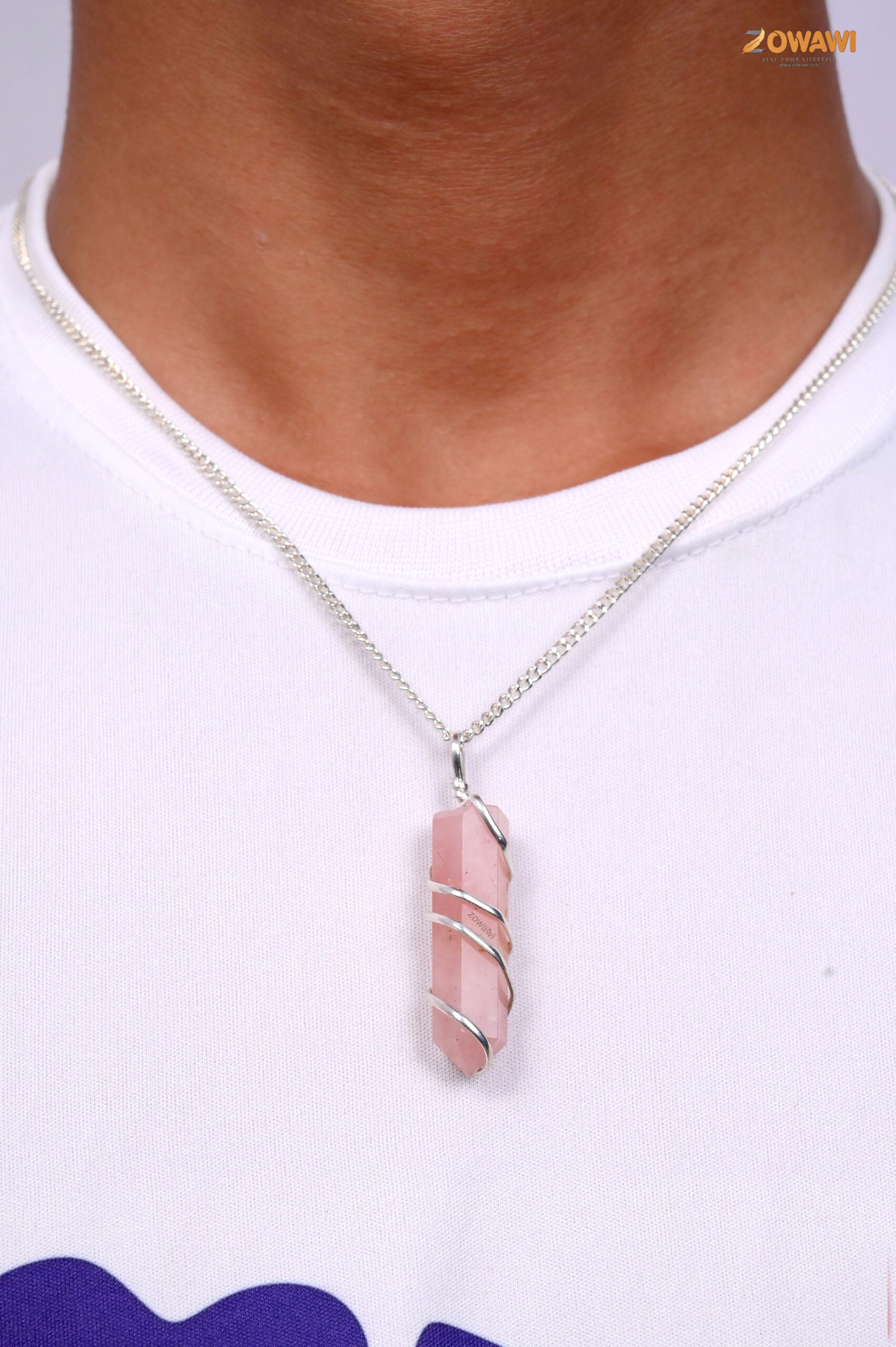 Premium Rose Quartz Pendant