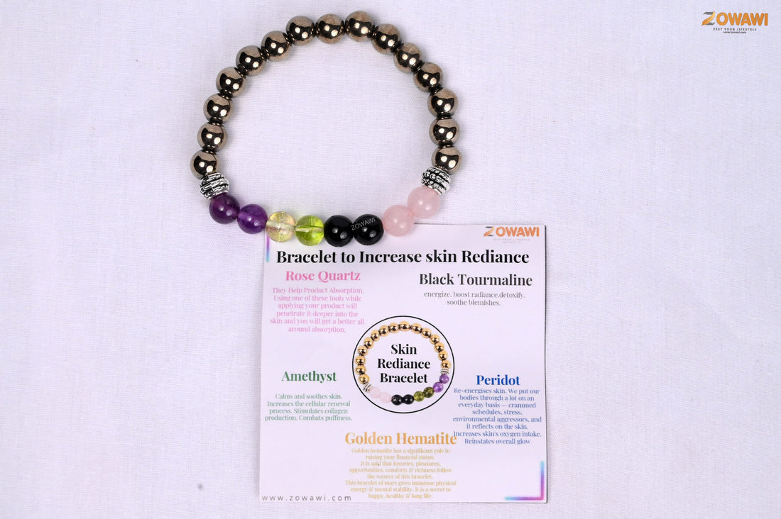 Premium Crystal Combination Bracelet For Skin Rediance