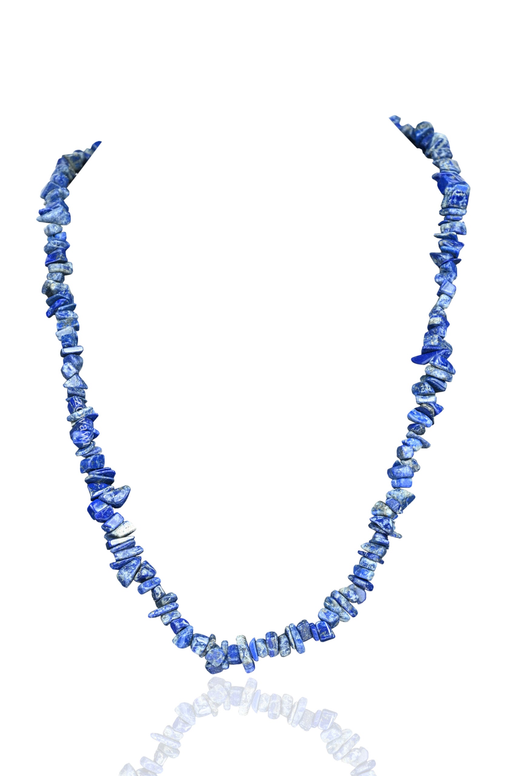 Premium Lapis Chips Necklace For Daily Wear