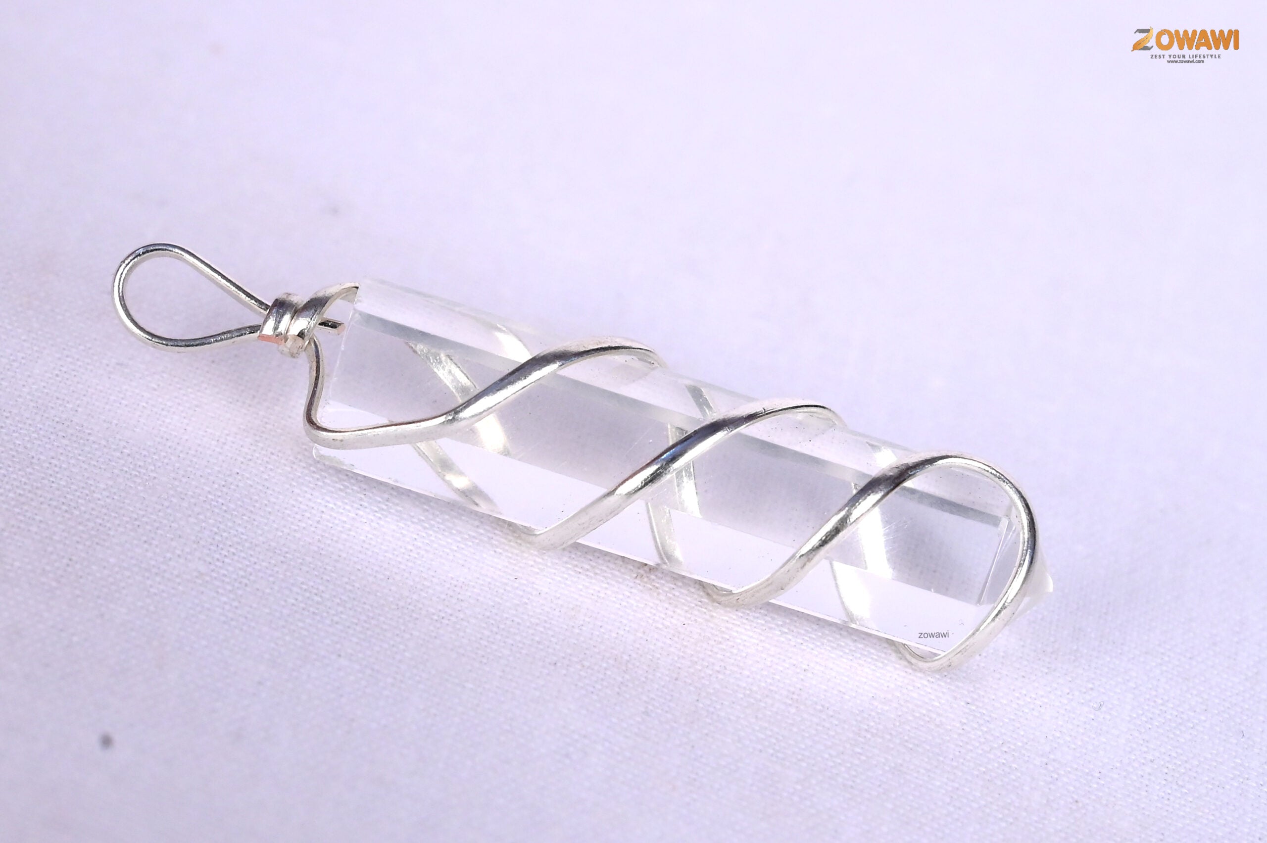 Premium Natural Clear Quartz Unisex Pendant