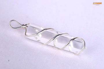 Premium Natural Clear Quartz Unisex Pendant